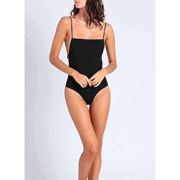 & Other Stories Other - & Other Stories Black Strappy One Piece Swim Suit Women’s Size 6